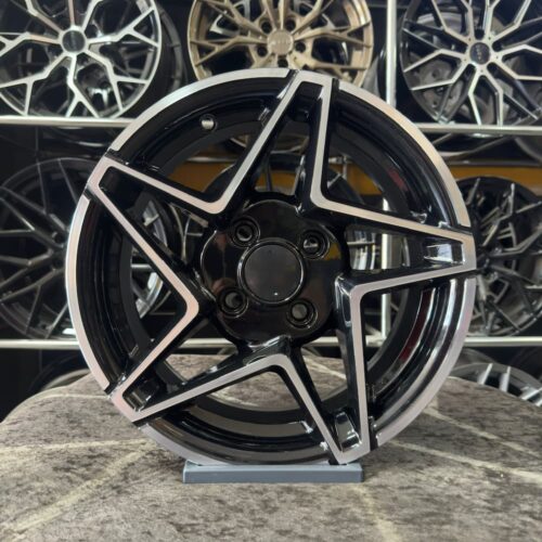 14 inç 4x100 Clio Siyah Elmas Kesim Jant Modeli (4 Adet)