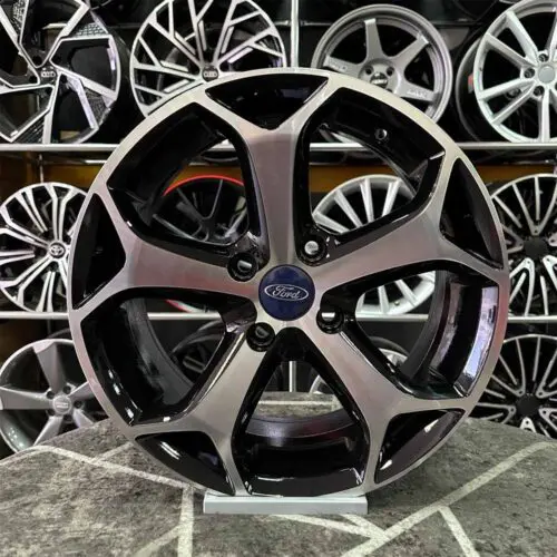 15 inç 4x108 Fiesta Siyah Elmas Kesim Jant Modeli (4 Adet)