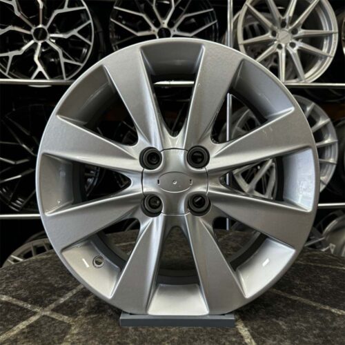 15 inç 4x100 Accent Blue Gümüş Jant Modeli (4 Adet)