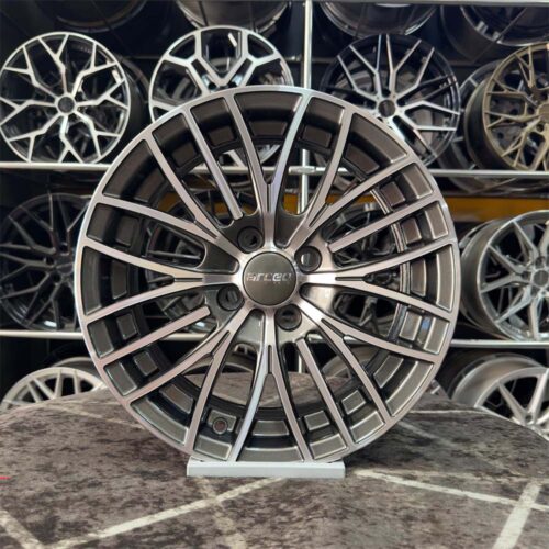 15 inç 4x100 Arceo Gun Metal Elmas Kesim Jant Modeli (4 Adet)