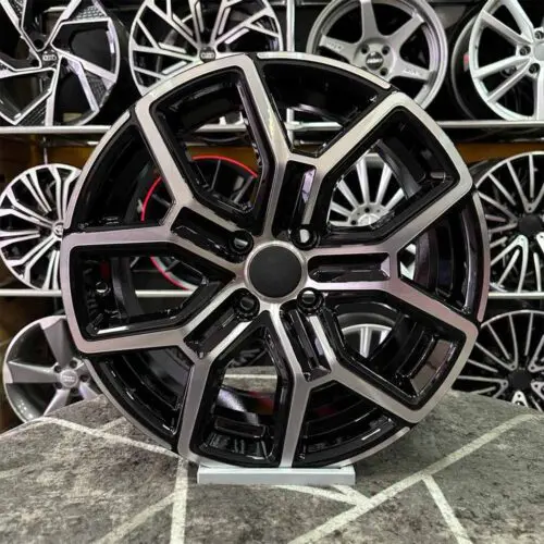16 inç 4x100 Clio İcon Siyah Elmas Kesim Jant Modeli (4 Adet)
