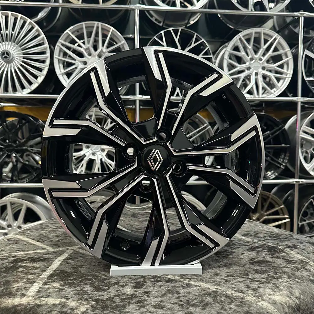 16 inç 4x100 Clio İcon Siyah Elmas Kesim Jant Modeli (4 Adet)