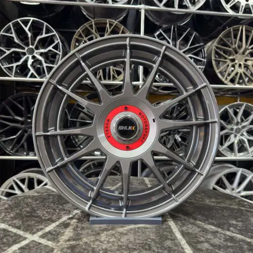 16 inç 4x100 OZ Racing Motorsport Gun Metal Jant Modeli (4 Adet)