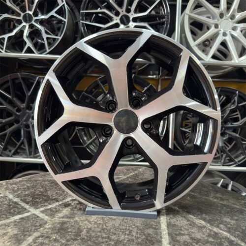 16 inç 5x108 Ford ST Siyah Elmas Kesim Jant Modeli (4 Adet)