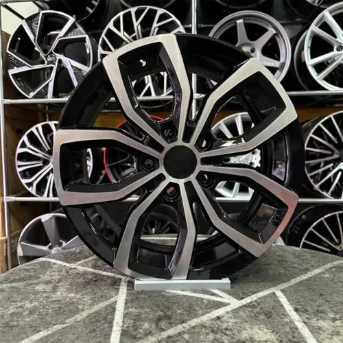 16 inç 5x114.3 Megane 4 Siyah Elmas Kesim Jant Modeli (4 Adet)