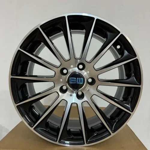 17 inç 5x112 Mercedes S Glass Siyah Elmas Kesim Jant Modeli (4 Adet)