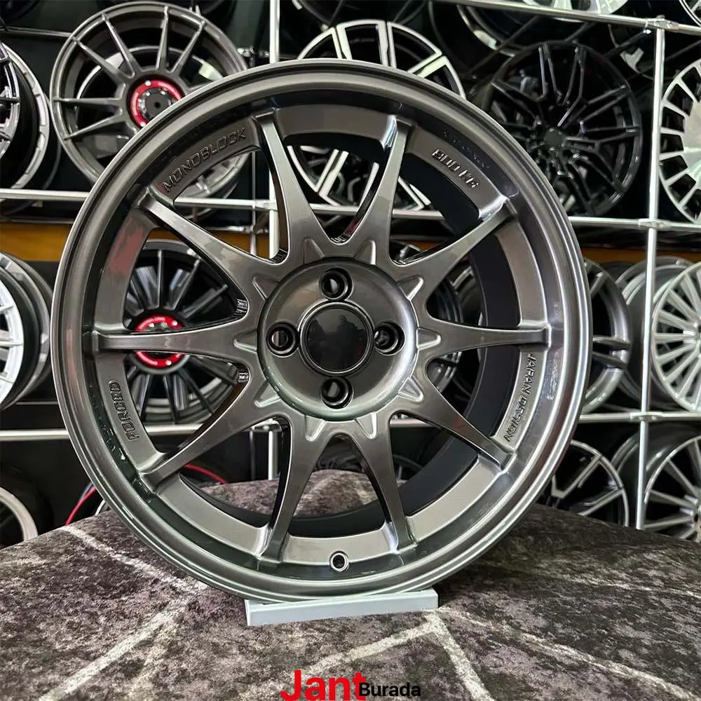 17 inç 4x100 Monoblok Gun Metal Jant Modeli (4 Adet)