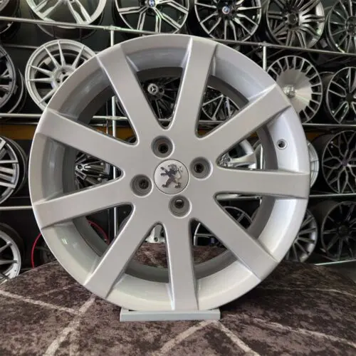 17 inç 4x108 Peugeot RC Gümüş Jant Modeli (4 Adet)