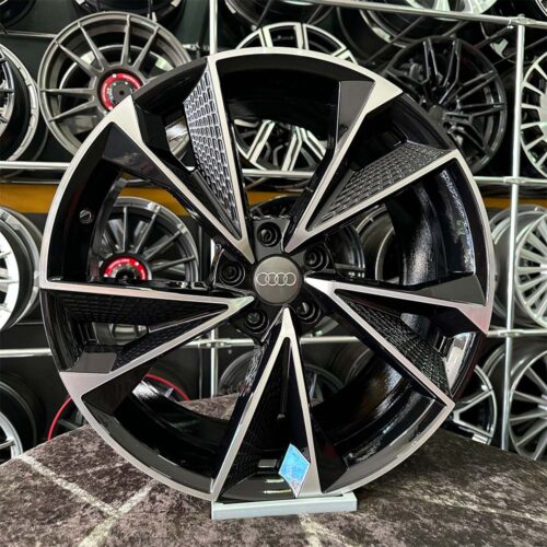 17 inç 5x100 Audi RS Siyah Elmas Kesim Jant Modeli (4 Adet)
