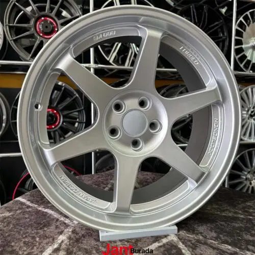 17 inç 5x100 Volk T37 Gümüş Jant Modeli (4 Adet)