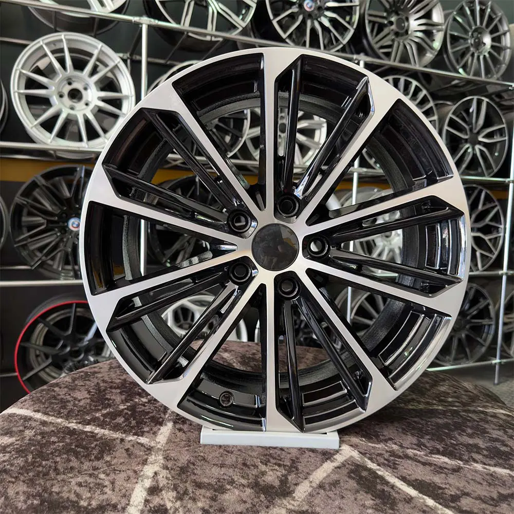 17 inç 5x112 Verona Siyah Elmas Kesim Jant Modeli (4 Adet)