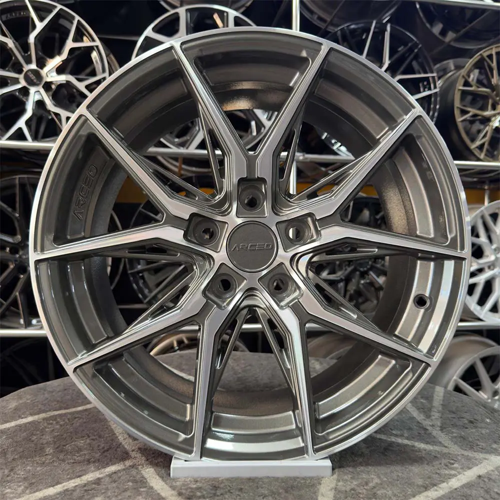 17 inç 5x114.3 Arceo Marseille Titanyum Elmas Kesim Jant Modeli (4 Adet)