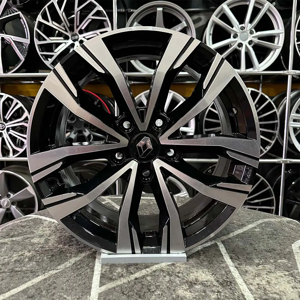 17 inç 5x114.3 Magane İcon Siyah Elmas Kesim Jant Modeli (4 Adet)