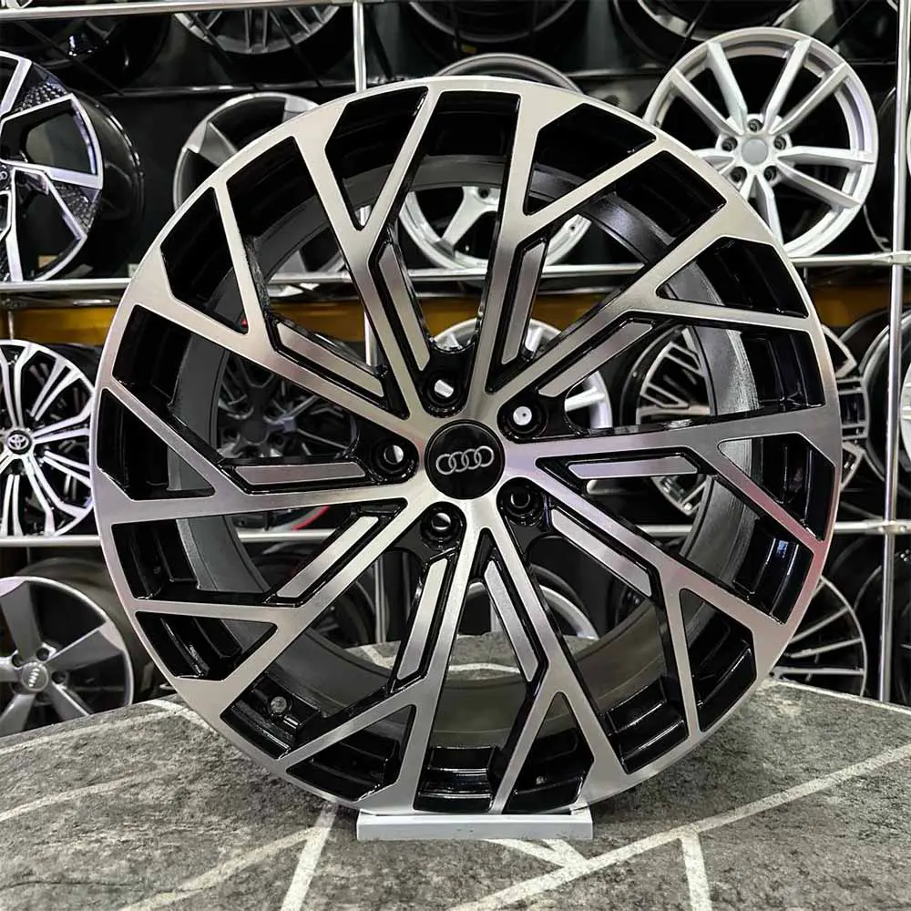 18 inç 5x112 Audi Siyah Elmas Kesim Jant Modeli (4 Adet)