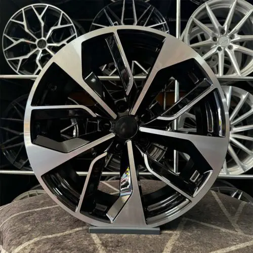 18 inç 5x112 Audi Siyah Elmas Kesim Jant Modeli (4 Adet)