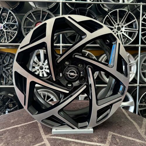 18 inç 5x120 Opel OPC Siyah Elmas Kesim Jant Modeli (4 Adet)