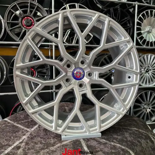 19 inç 5x114.3 HRE Gümüş Elmas Kesim Jant Modeli (4 Adet)