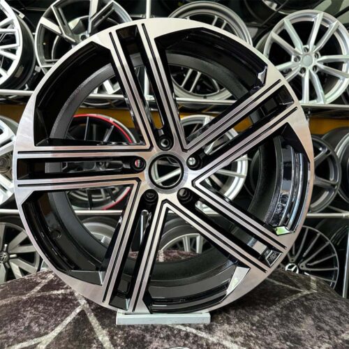 19 inç 5x112 Audi Siyah Elmas Kesim Jant Modeli (4 Adet)
