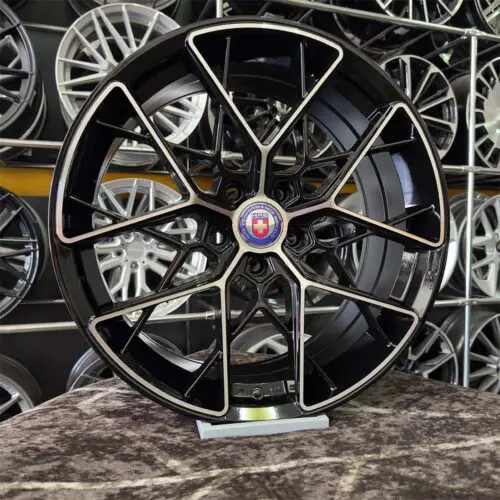 19 inç 5x112 HRE FF10 Siyah Elmas Kesim Jant Modeli (4 Adet)