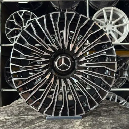 19 inç 5x112 Mercedes Siyah Elmas Kesim Jant Modeli (4 Adet)