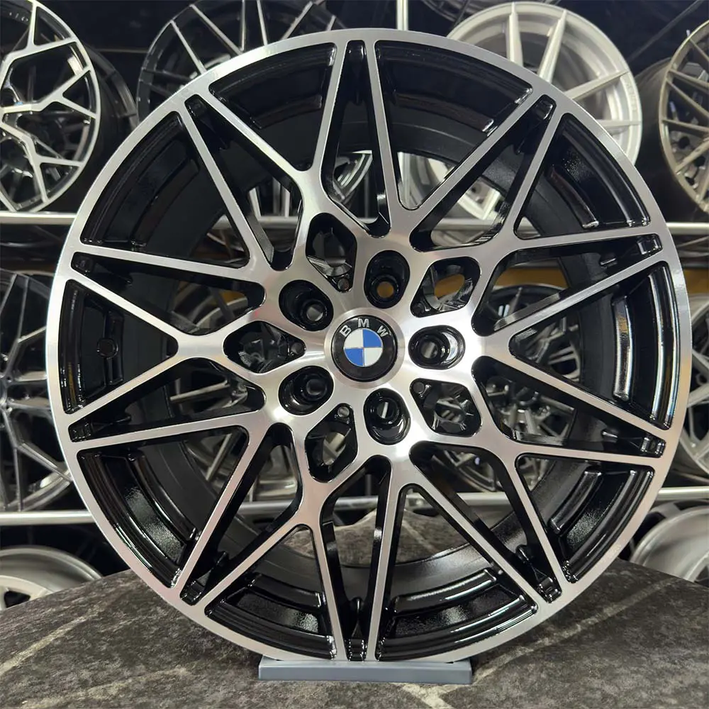 19 inç 5x120 BMW M Competition Siyah Elmas Kesim Jant Modeli (4 Adet)
