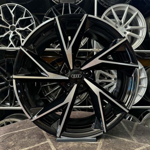 20 inç 5x112 Audi S Line Siyah Elmas Kesim Jant Modeli (4 Adet)