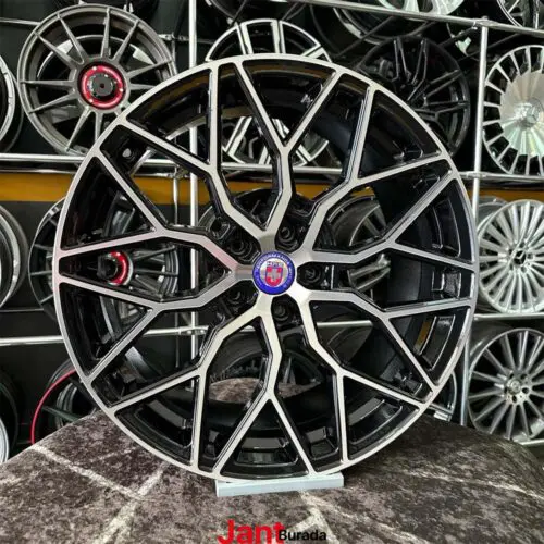 20 inç 5x120 HRE Siyah Elmas Kesim Jant Modeli (4 Adet)