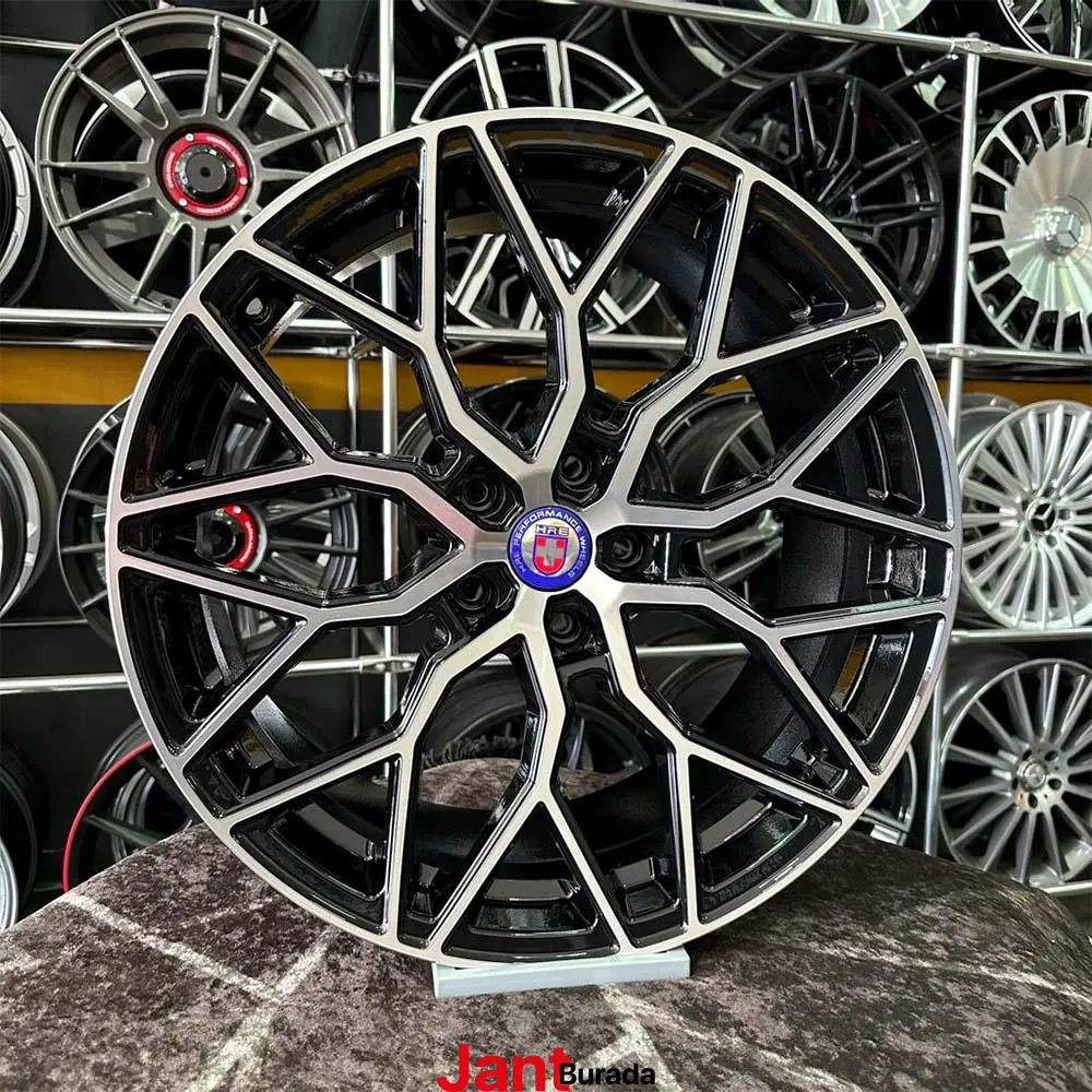 20 inç 5x120 HRE Siyah Elmas Kesim Jant Modeli (4 Adet)