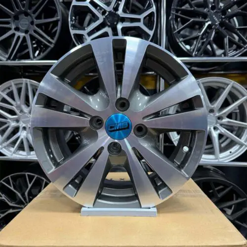 14 inç 4x100 CMS Gun Metal Elmas Kesim Jant Modeli (4 Adet)