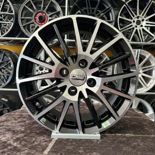 15 inç 4x100 CMS Siyah Elmas Kesim Jant Modeli (4 Adet)