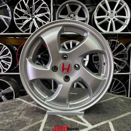 15 inç 4x100 Honda V Tech Gümüş Jant Modeli (4 Adet)