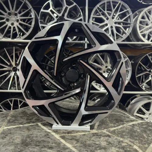 17 inç 4x100 Opel OPC Siyah Elmas Kesim Jant Modeli (4 Adet)