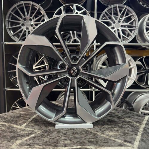 18 inç 5x114.3 Magane İcon Gun Metal Elmas Kesim Jant Modeli (4 Adet)