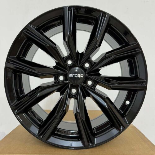 17 inç 5x100 Kapstadt Siyah Jant Modeli (4 Adet)