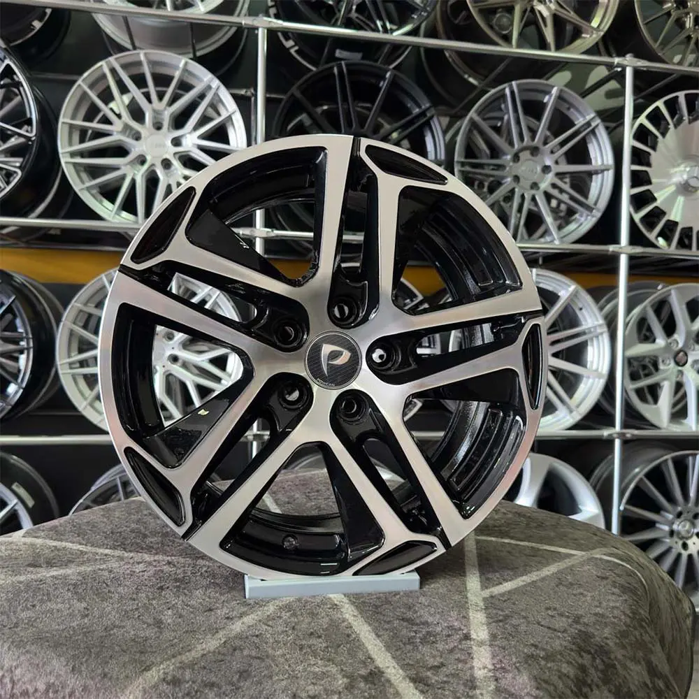 17 inç 5x108 Peugeot Citroen Siyah Elmas Kesim Jant Modeli (4 Adet)