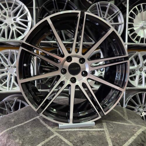 18 inç 5x108 Arceo Mallorca Siyah Elmas Kesim Jant Modeli (4 Adet)