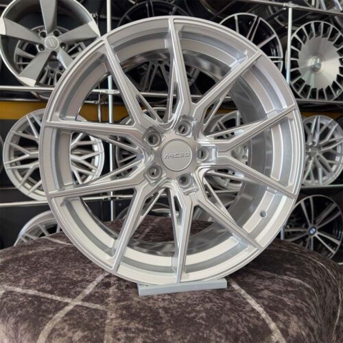 18 inç 5x108 Arceo Marseille Gümüş Elmas Kesim Jant Modeli (4 Adet)