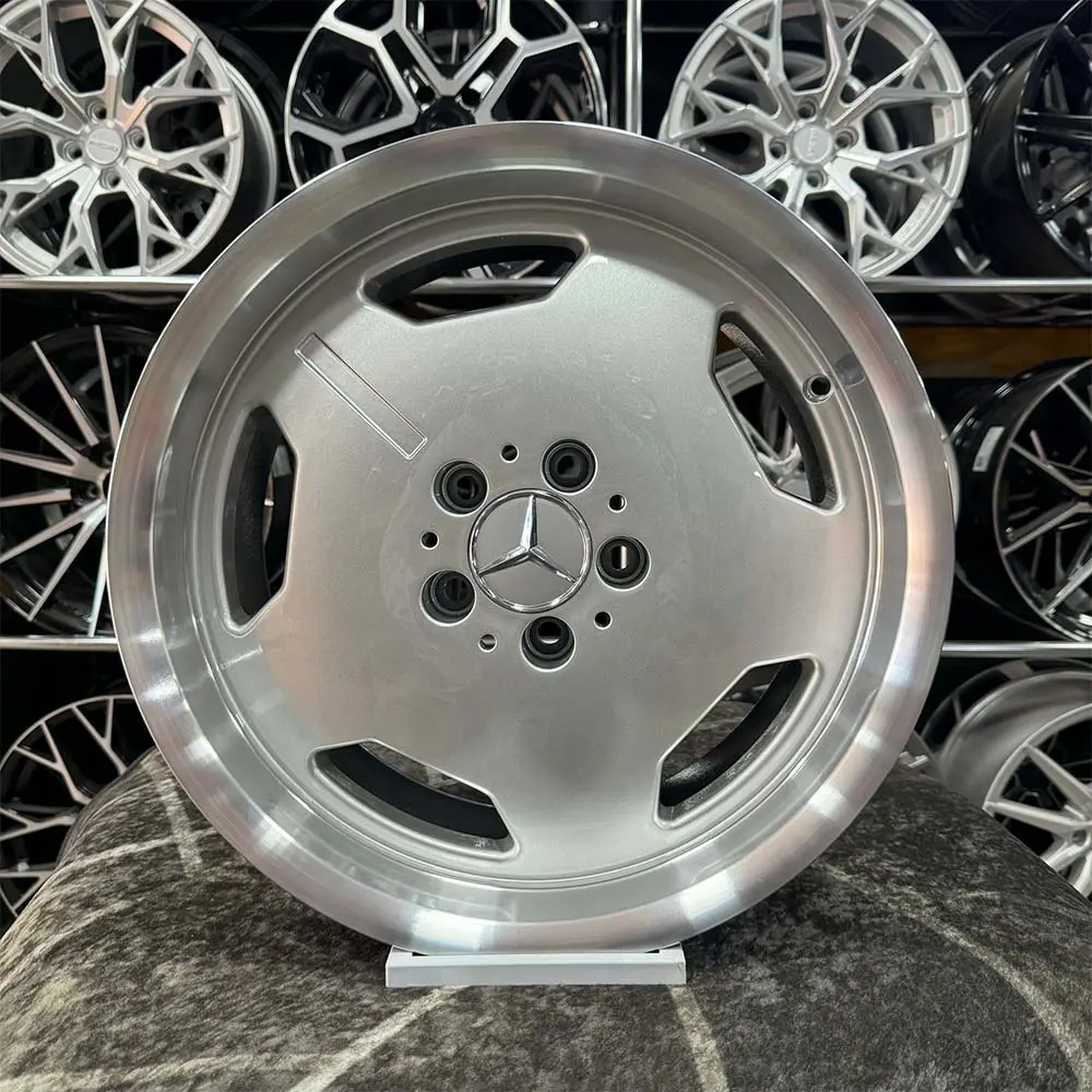 17 inç 5x112 Mercedes Larzon 8-9 Ofset Gümüş Jant Modeli (4 Adet)