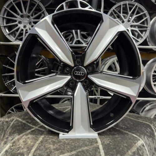 20 inç 5x112 Babayaga RS5 Siyah Elmas Kesim Jant Modeli (4 Adet)