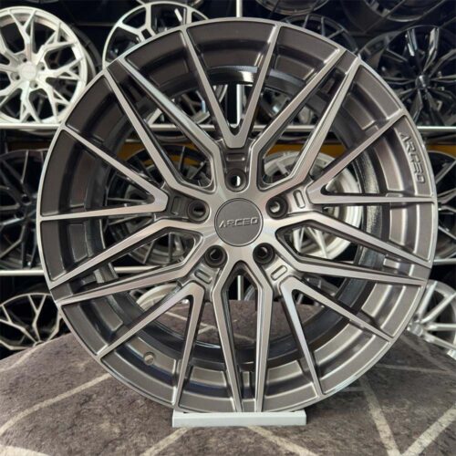 18 inç 5x112 Arceo Sevilla Titanyum Elmas Kesim Jant Modeli (4 Adet)