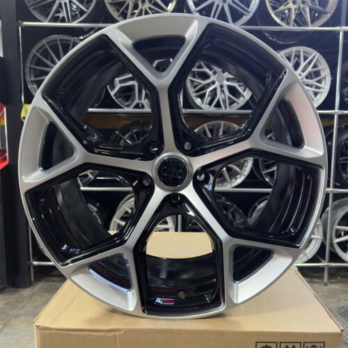 19 inç 5x112 Audi RS5 Siyah Elmas Kesim Jant Modeli (4 Adet)