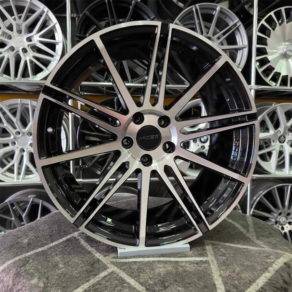 19 inç 5x112 Arceo Mallorca Siyah Elmas Kesim Jant Modeli (4 Adet)