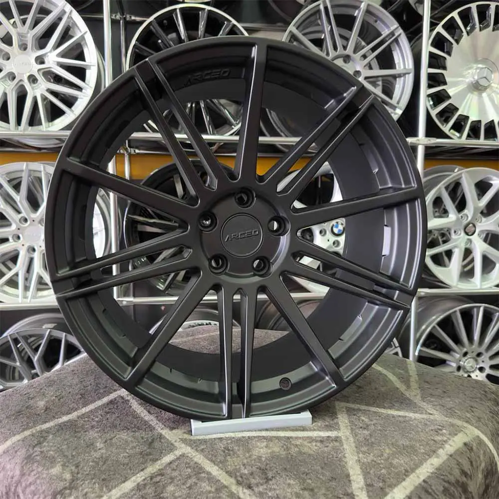 19 inç 5x112 Arceo Mallorca Mat Siyah Jant Modeli (4 Adet)