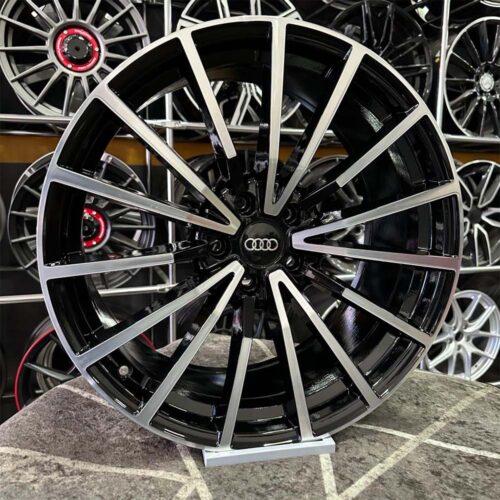 19 inç 5x112 Audi Siyah Elmas Kesim Jant Modeli (4 Adet)