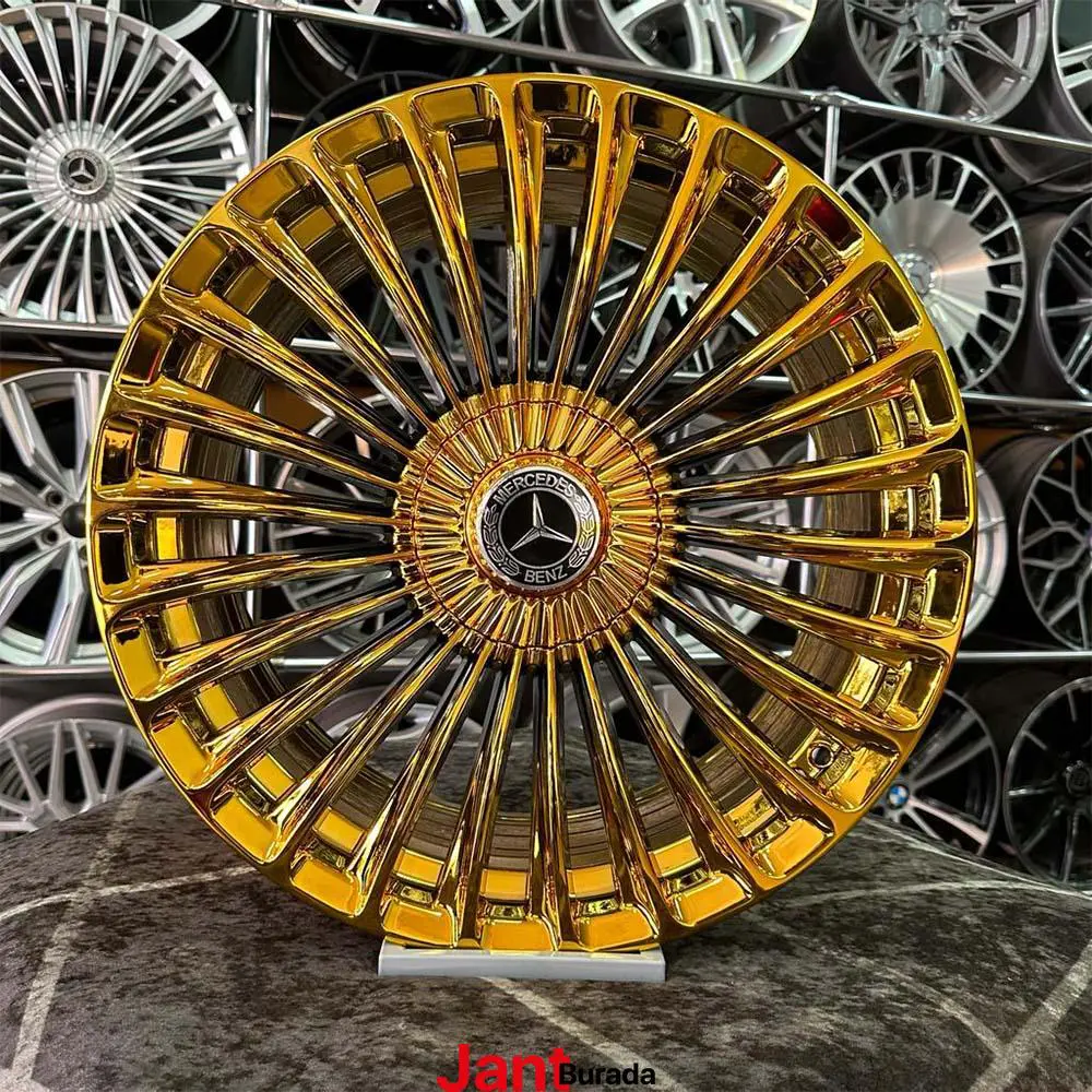 19 inç 5x112 MAYBACH Gold Krom Jant Modeli (4 Adet) 19 inç 5x112 MAYBACH Gold Krom Jant Modeli (4 Adet)