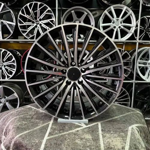 19 inç 5x112 Mercedes S Glass Siyah Elmas Kesim Jant Modeli (4 Adet)