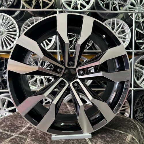 19 inç 5x112  Tiguan Suzuka Siyah Elmas Kesim Jant Modeli (4 Adet)
