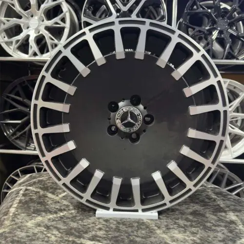 19 inç 5x112 Mercedes Siyah Elmas Kesim Jant Modeli (4 Adet)