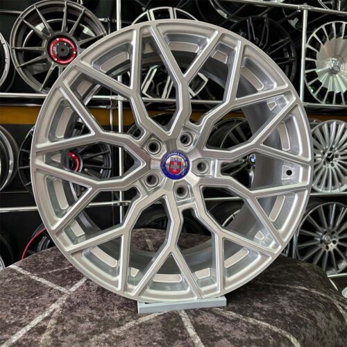 19 inç 5x112 Vossen HF2 Gümüş Elmas Kesim Jant Modeli (4 Adet)