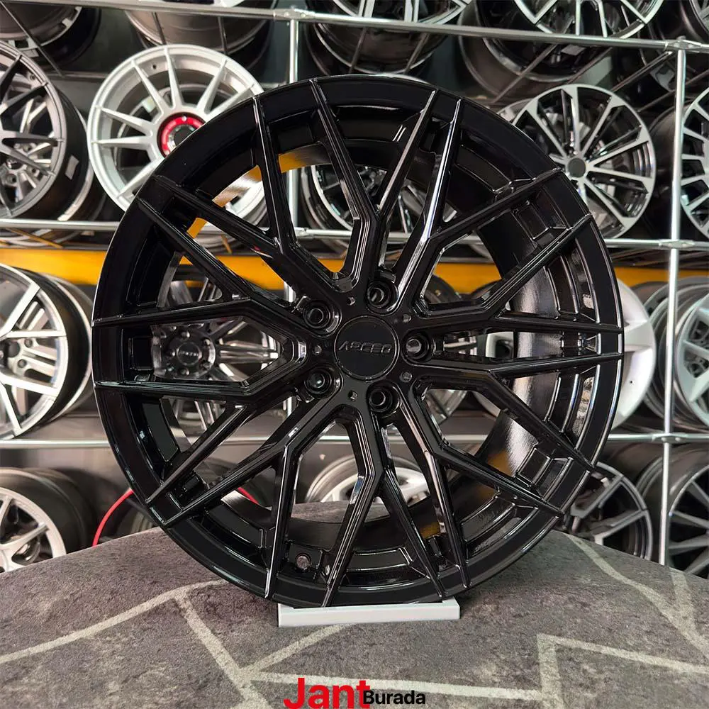 20 inç 5x112 Arceo Valencia Siyah Jant Modeli (4 Adet)